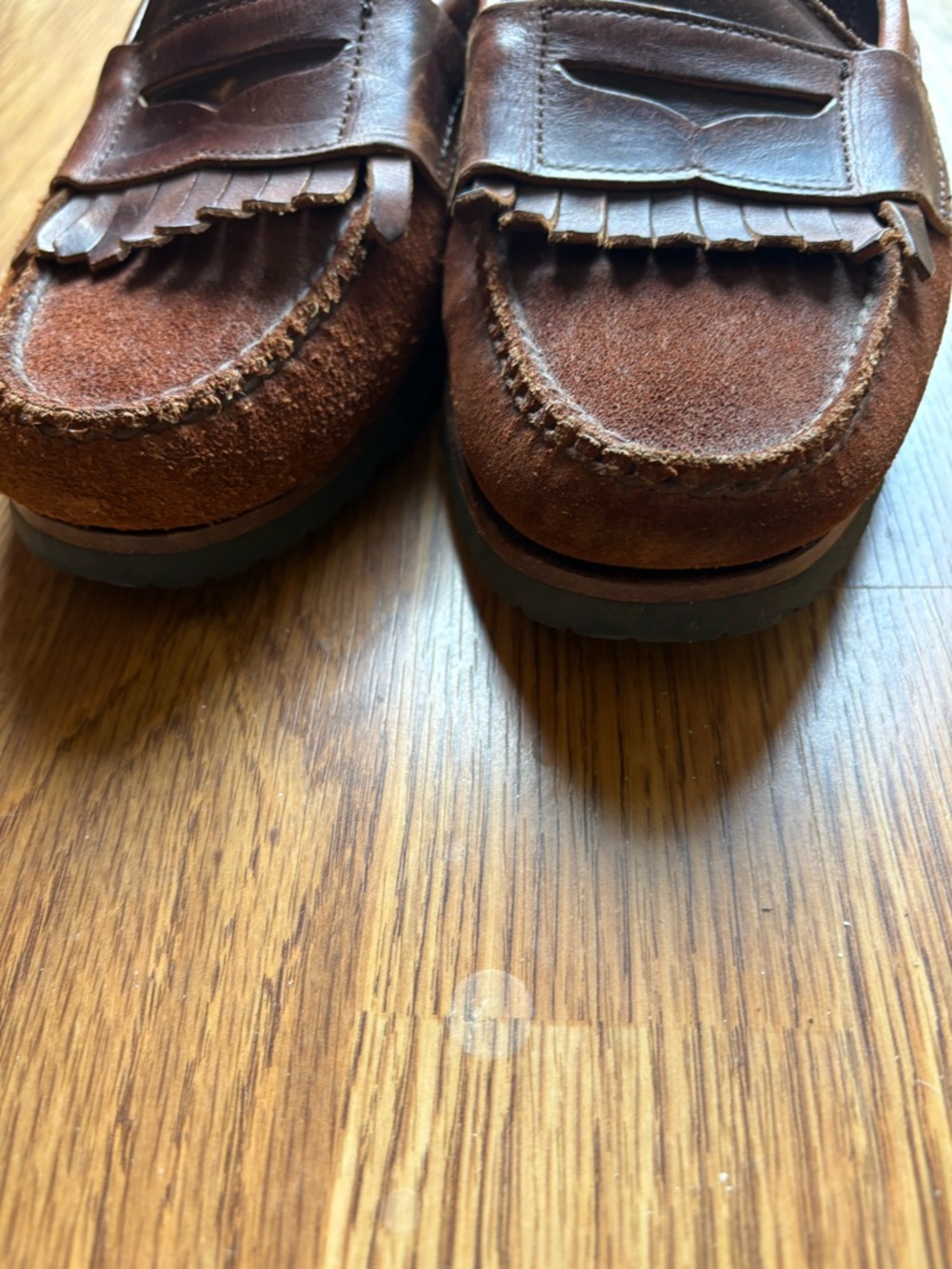 Men’s Vintage Cole Haan Vibram Leather Loafers Size 10 - Picture 8 of 12